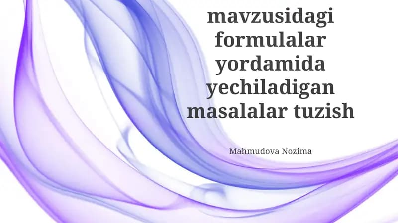 Kombinotorika Formulalarini Qo'llash Mumkin Bo'lgan Muammolarni Aniqlash