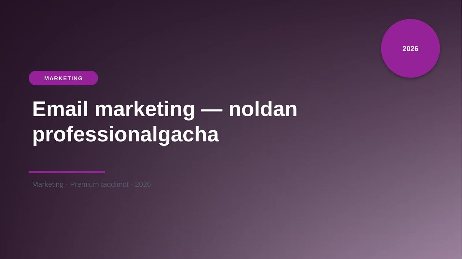 Email marketing — noldan professionalgacha