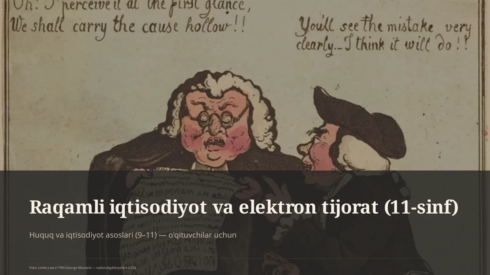 Raqamli iqtisodiyot va elektron tijorat (11-sinf)