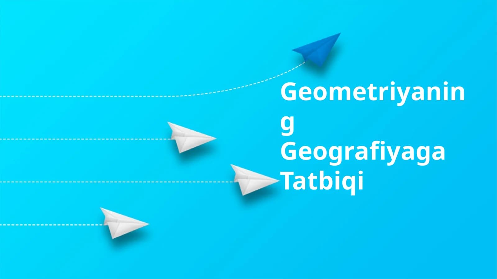 Geometriyaning Geografiyaga Tatbiqi