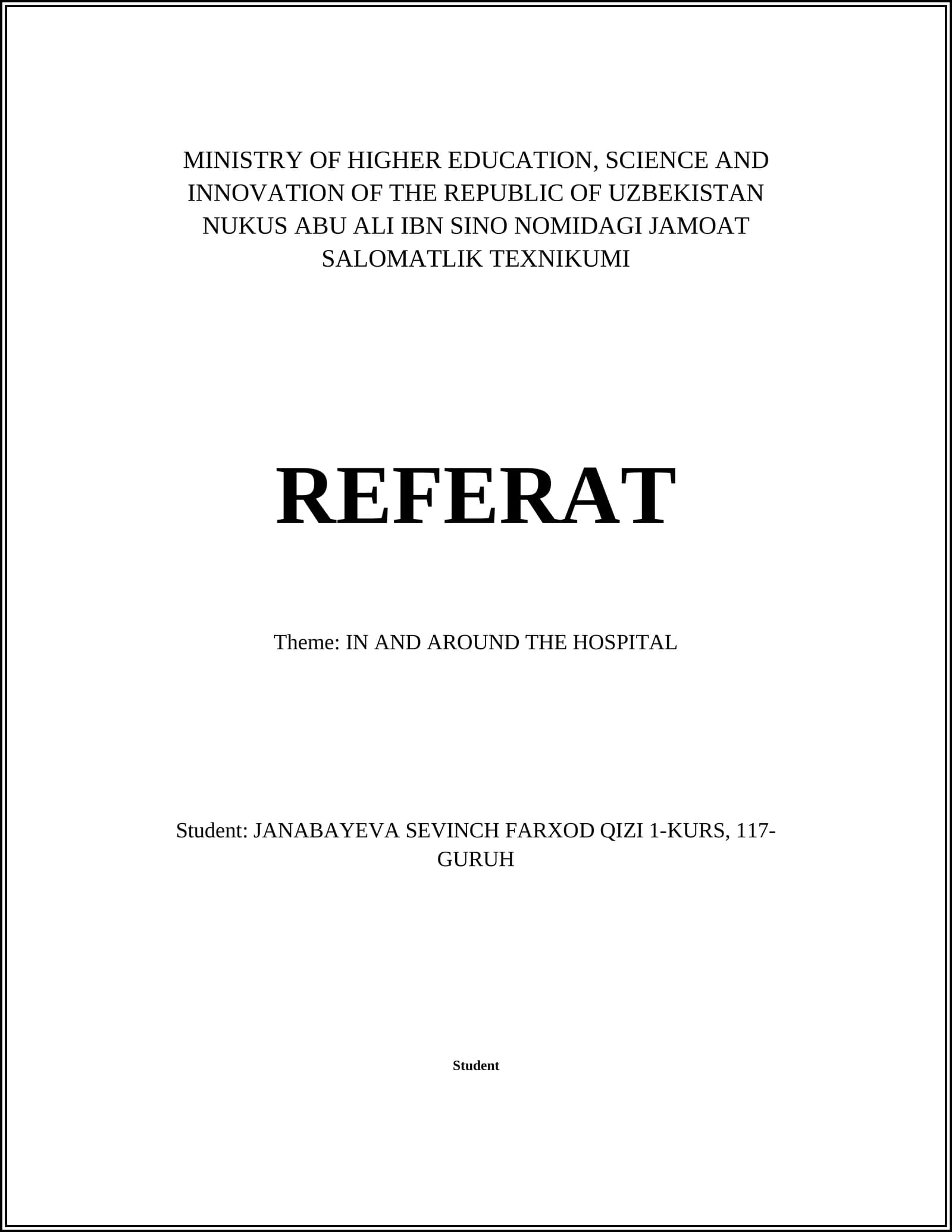 Emergency Room Operations: Facts and Figures