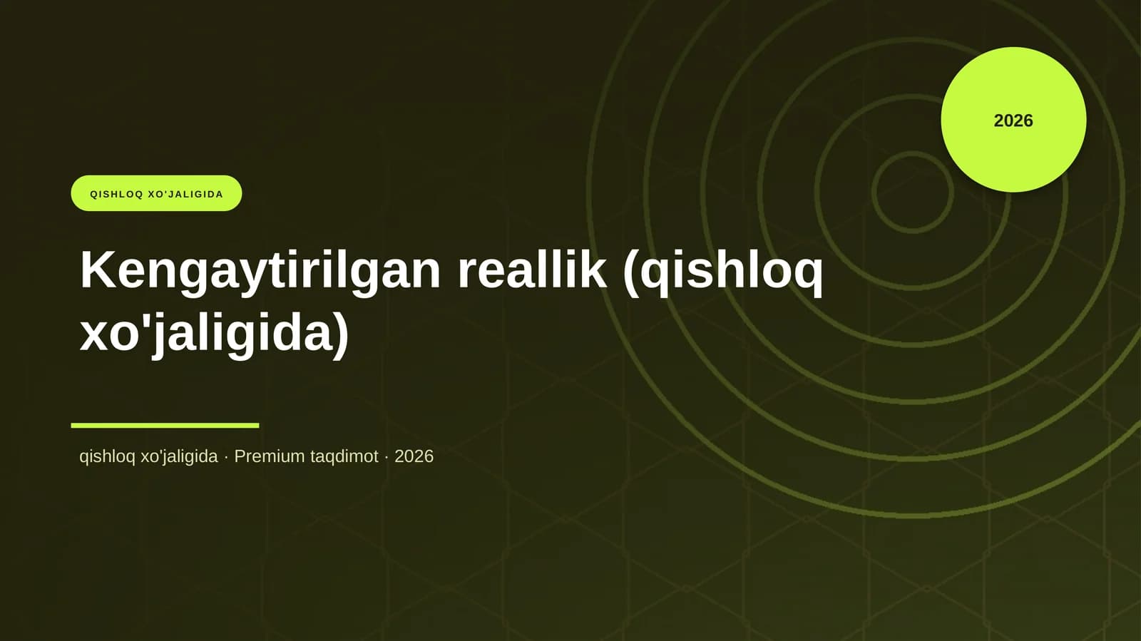 Kengaytirilgan reallik (qishloq xo'jaligida)