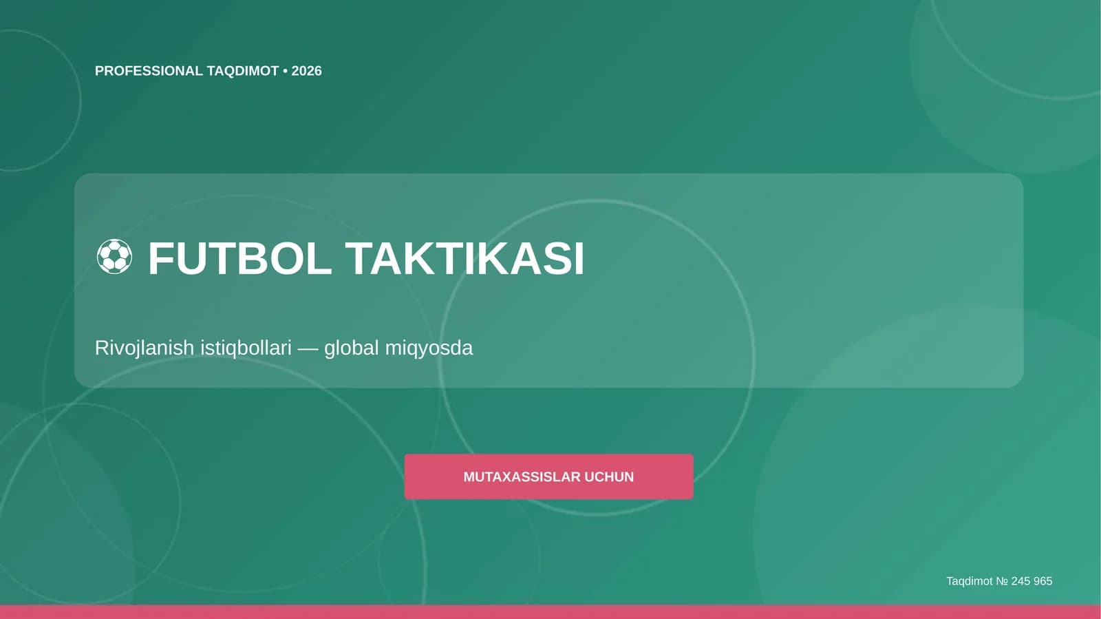 Futbol Taktikasi