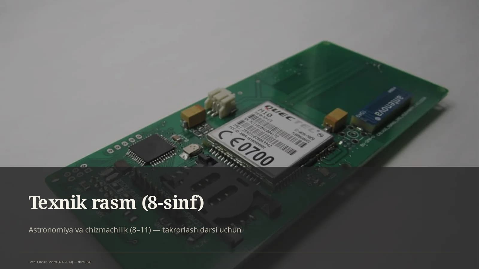Texnik rasm (8-sinf)