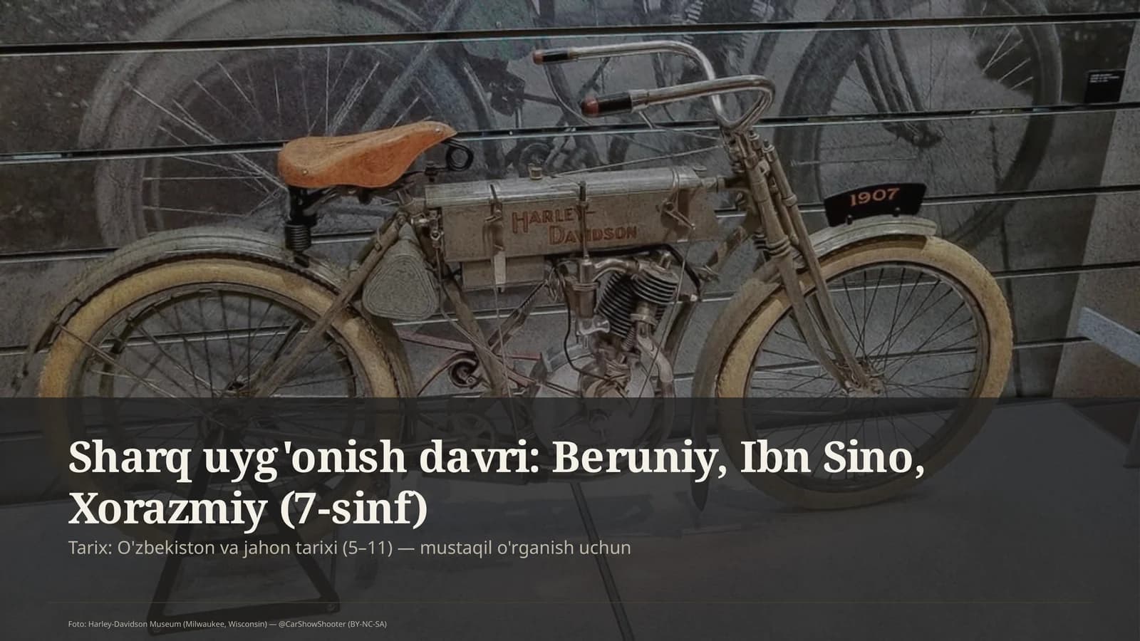 Sharq uyg'onish davri: Beruniy, Ibn Sino, Xorazmiy (7-sinf)