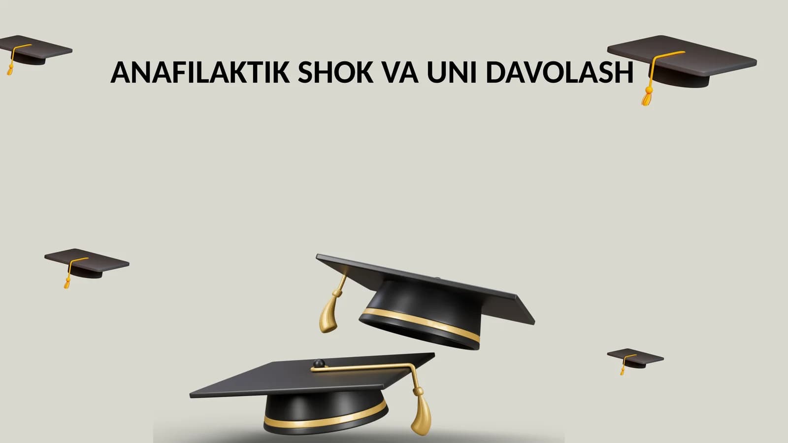 Anafilaktik shok va uni davolash