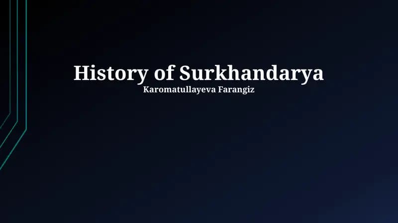 Tarix Surxondaryo
