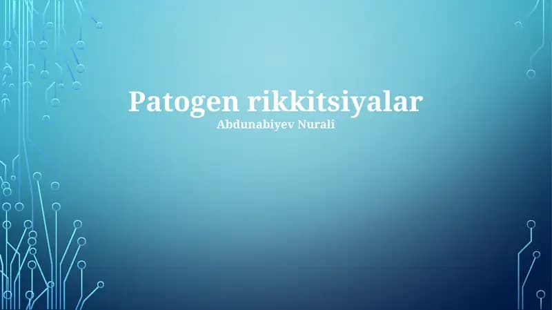 Patogen rikkitsiyalar