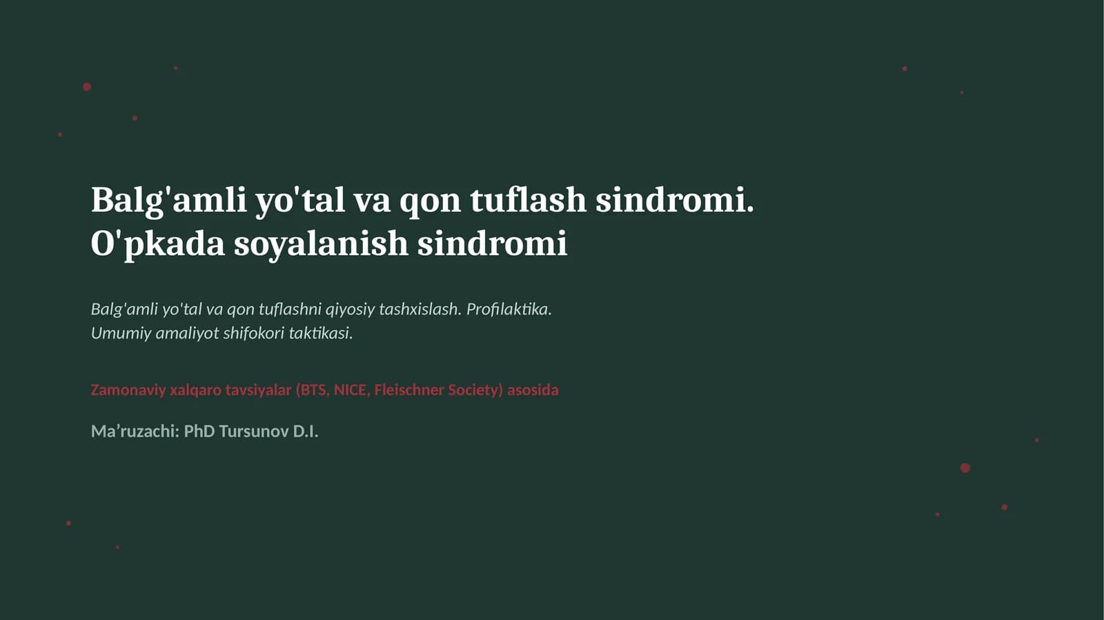 Balg'amli yo'tal va qon tuflash sindromi