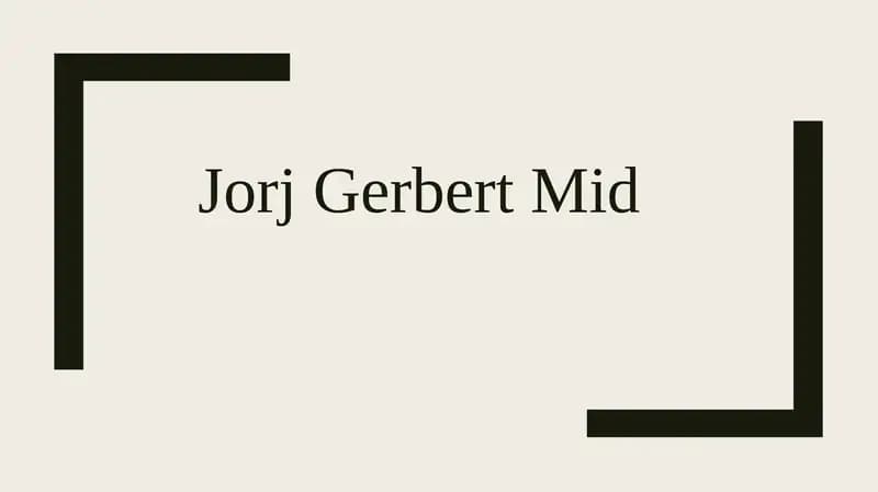 Jorj Gerbert Mid