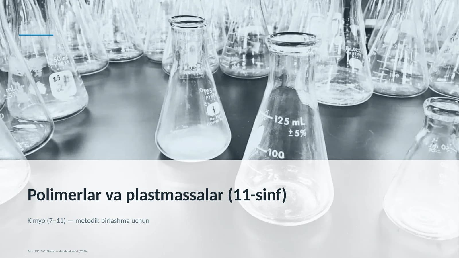 Polimerlar va plastmassalar (11-sinf)