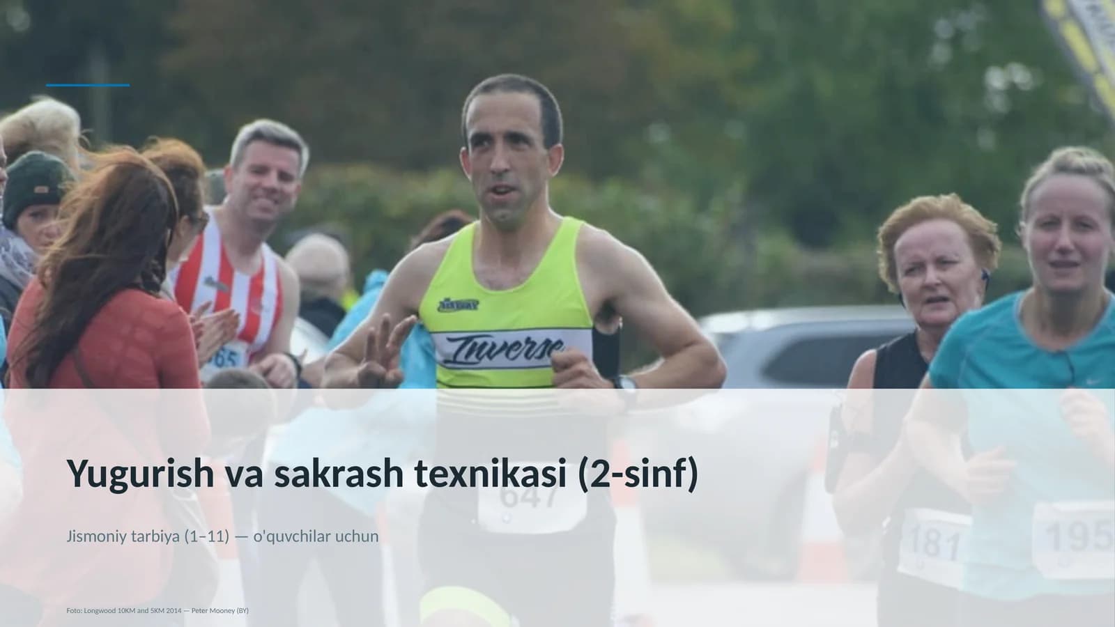 Yugurish va sakrash texnikasi (2-sinf)