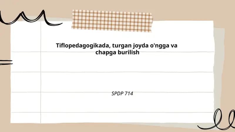 Tiflopedagogika SPDP 714