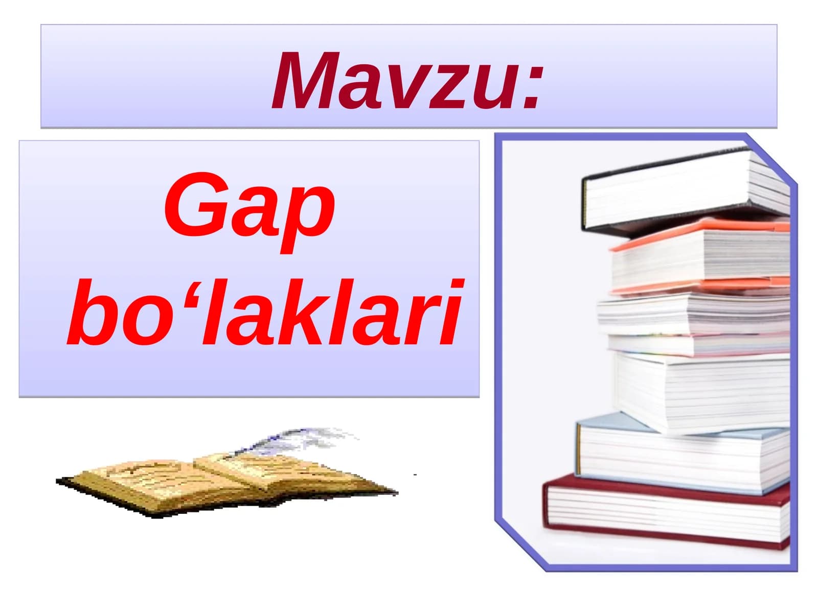 Gap bo‘laklari