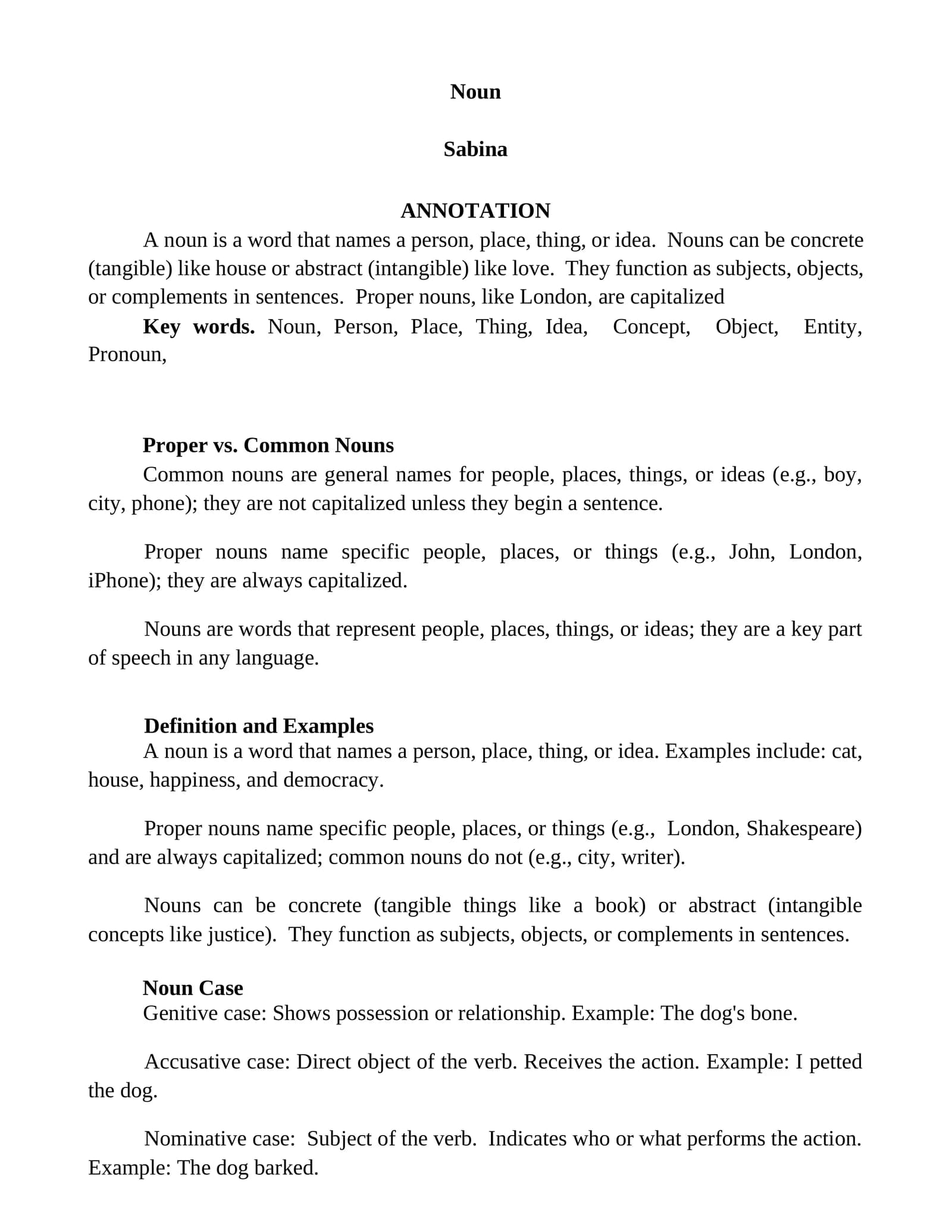 Noun