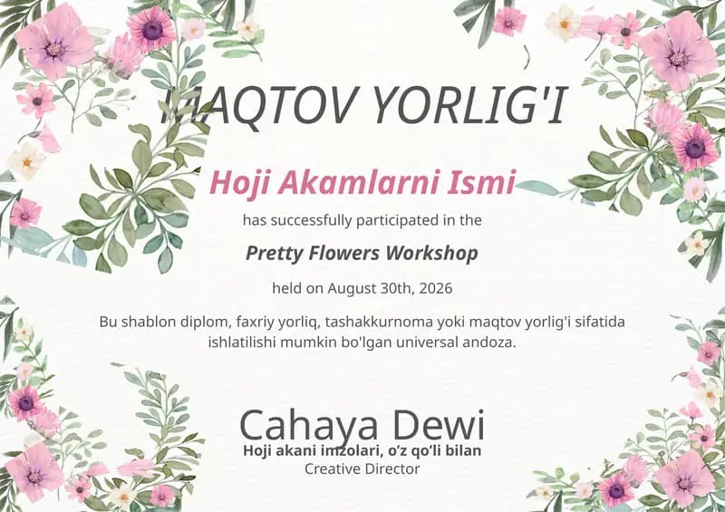 MAQTOV YORLIG'I