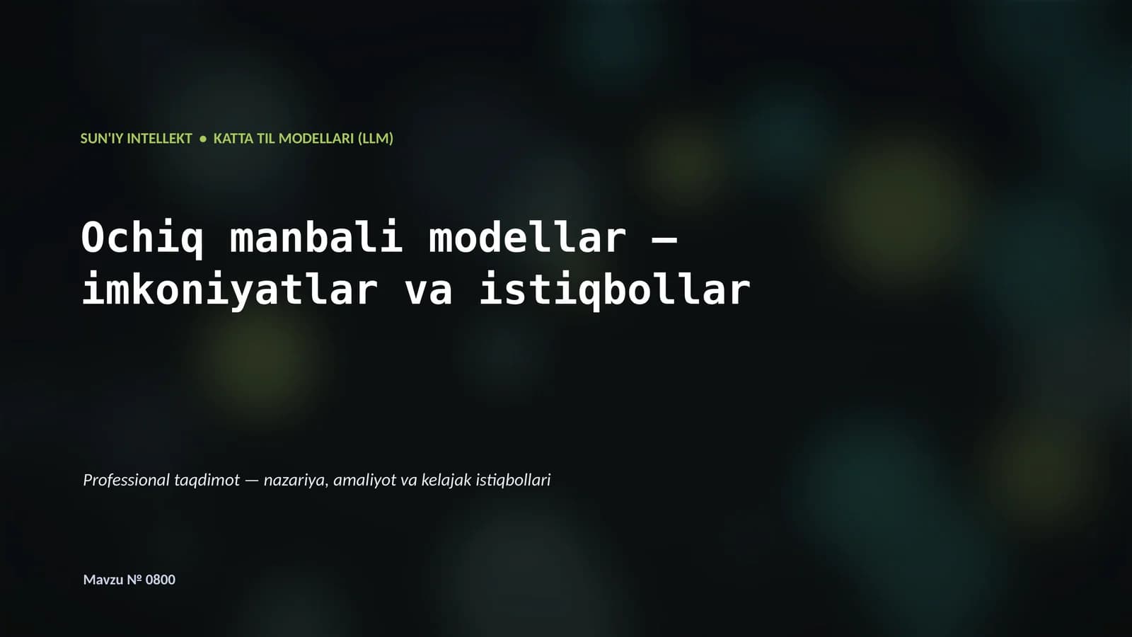 KATTA TIL MODELLARI (LLM)