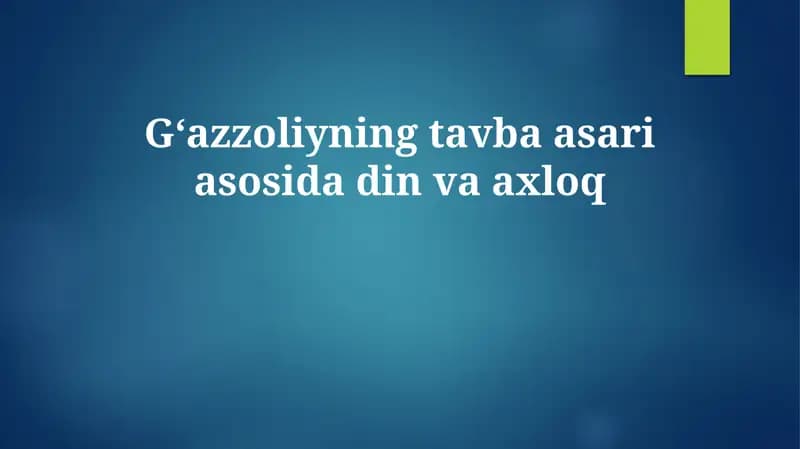 Tavba asri