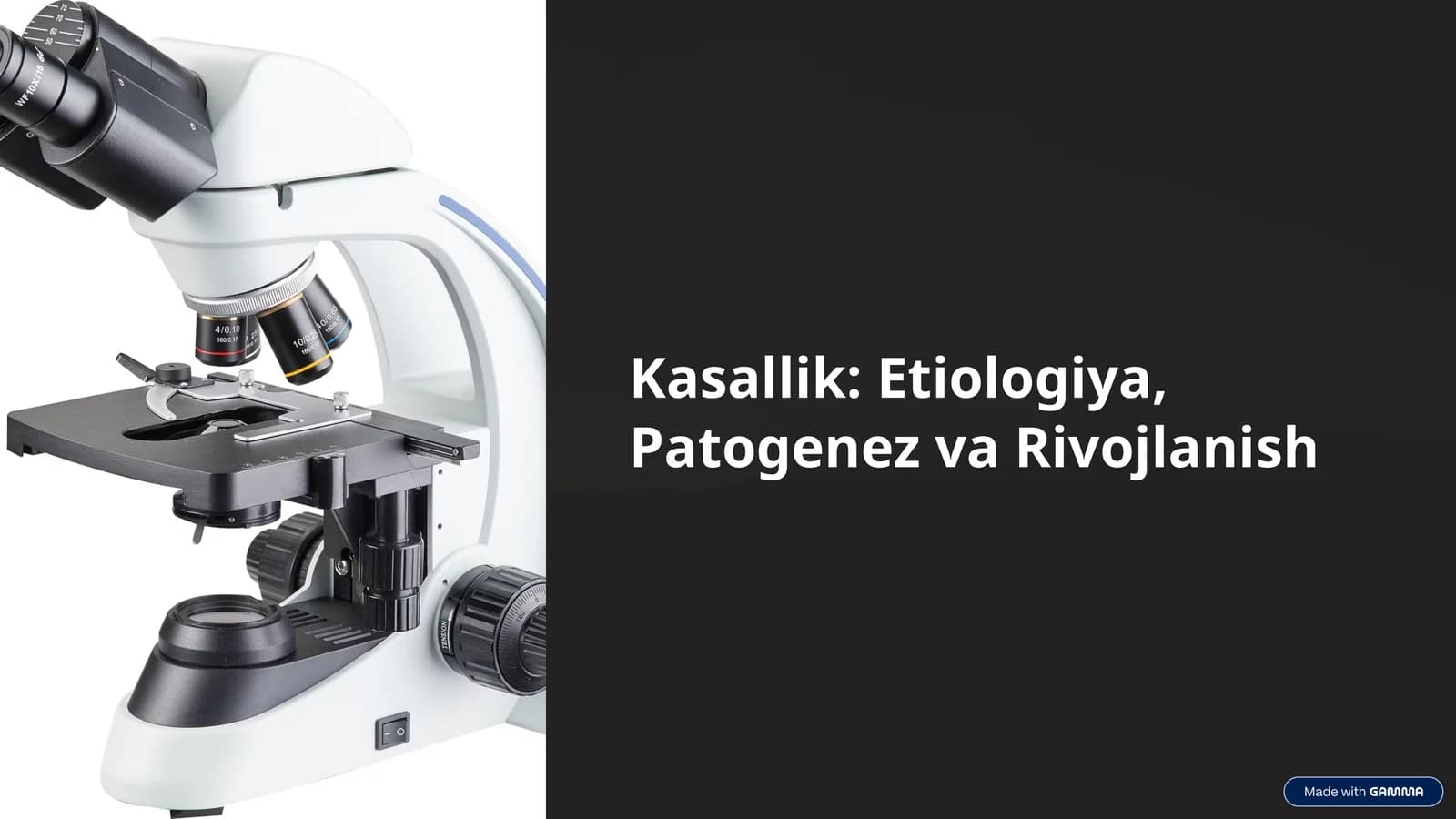Kasallik: Etiologiya, Patogenez va Rivojlanish