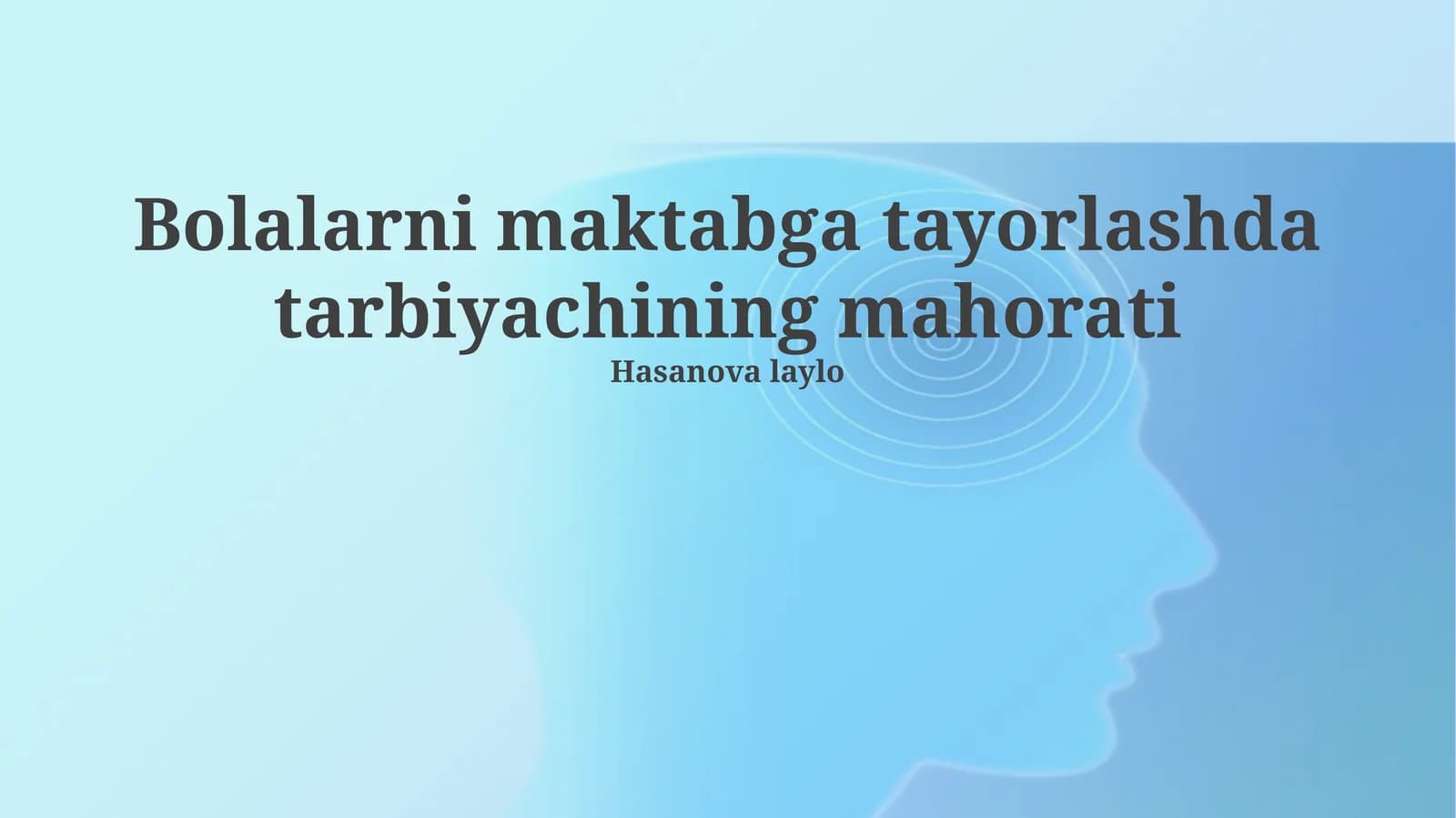 Bolalarni maktabga tayorlashda tarbiyachining mahorati