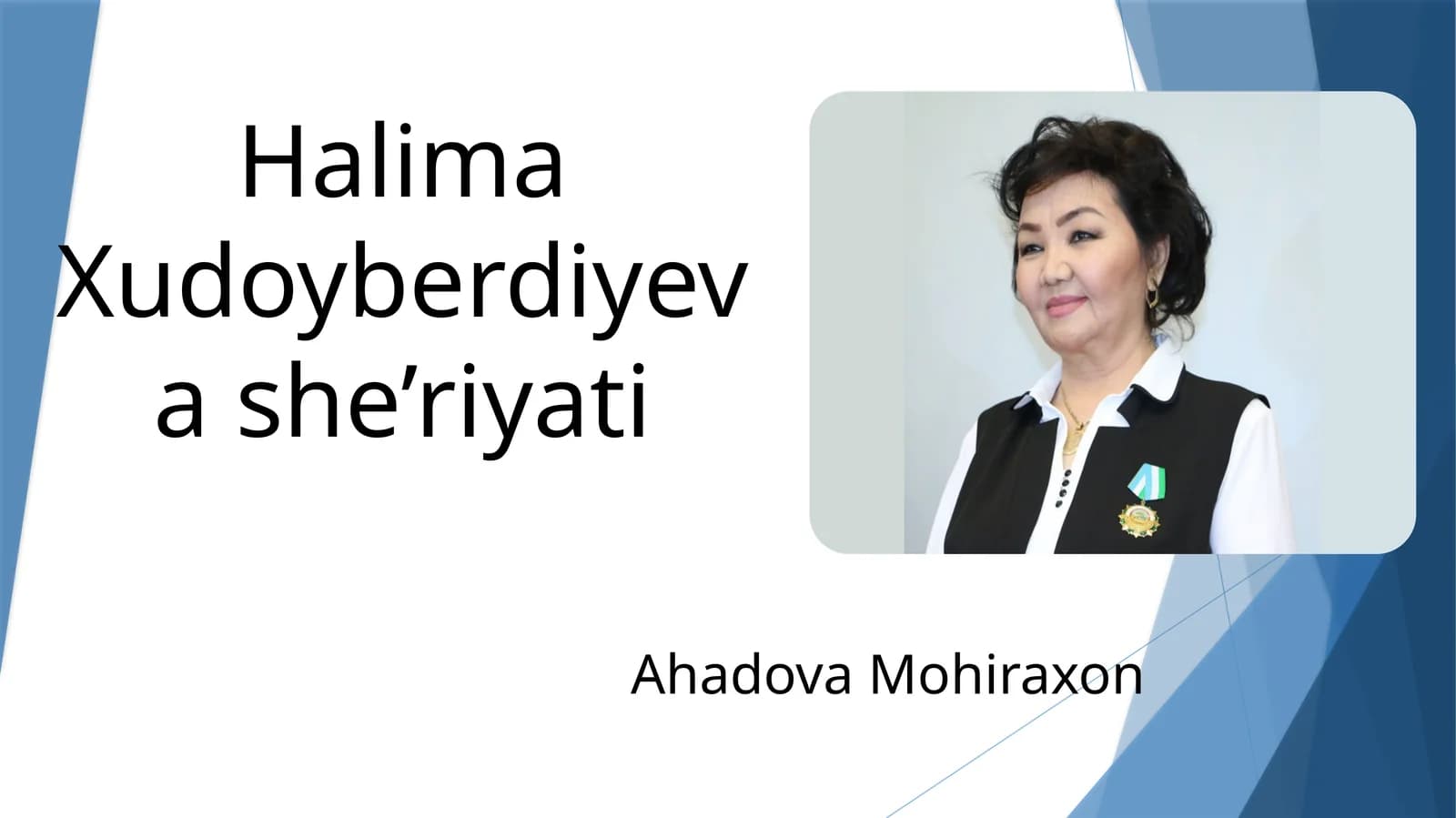 Halima Xudoyberdiyeva she’riyati