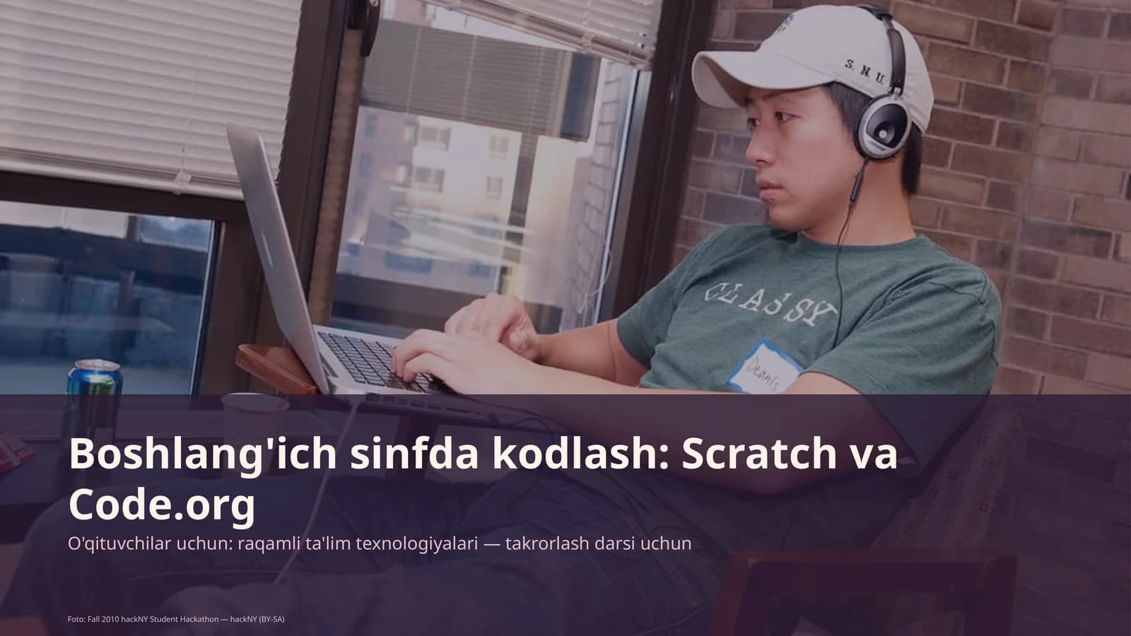 Boshlang'ich sinfda kodlash: Scratch va Code.org