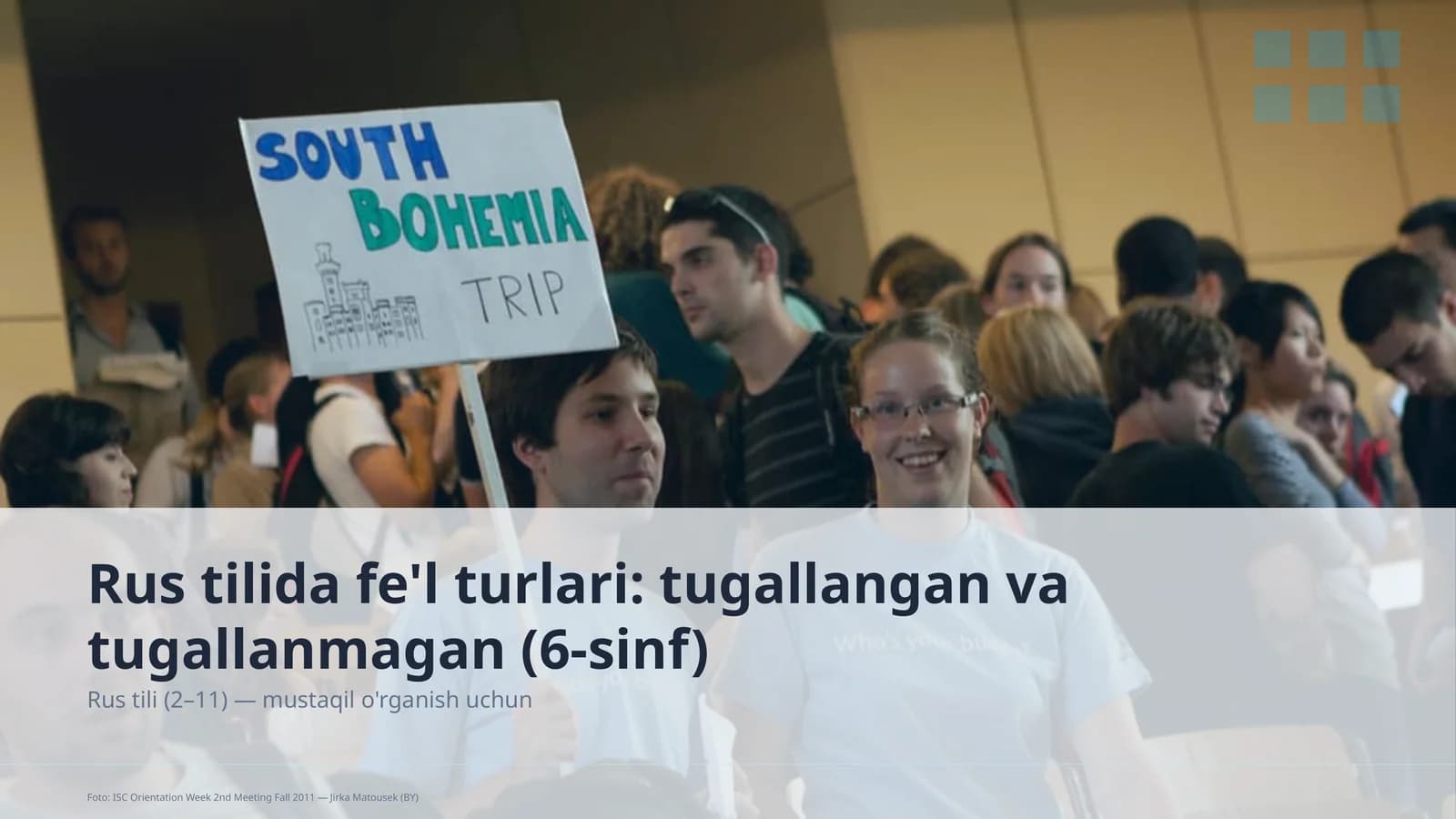 Rus tilida fe'l turlari: tugallangan va tugallanmagan (6-sinf)