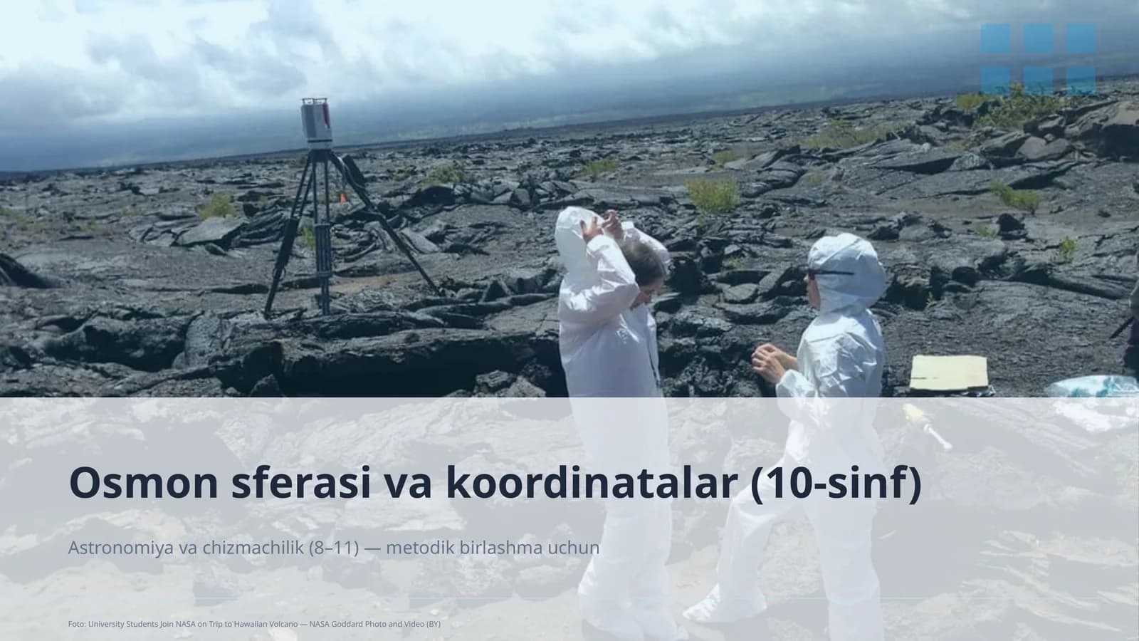 Osmon sferasi va koordinatalar (10-sinf)