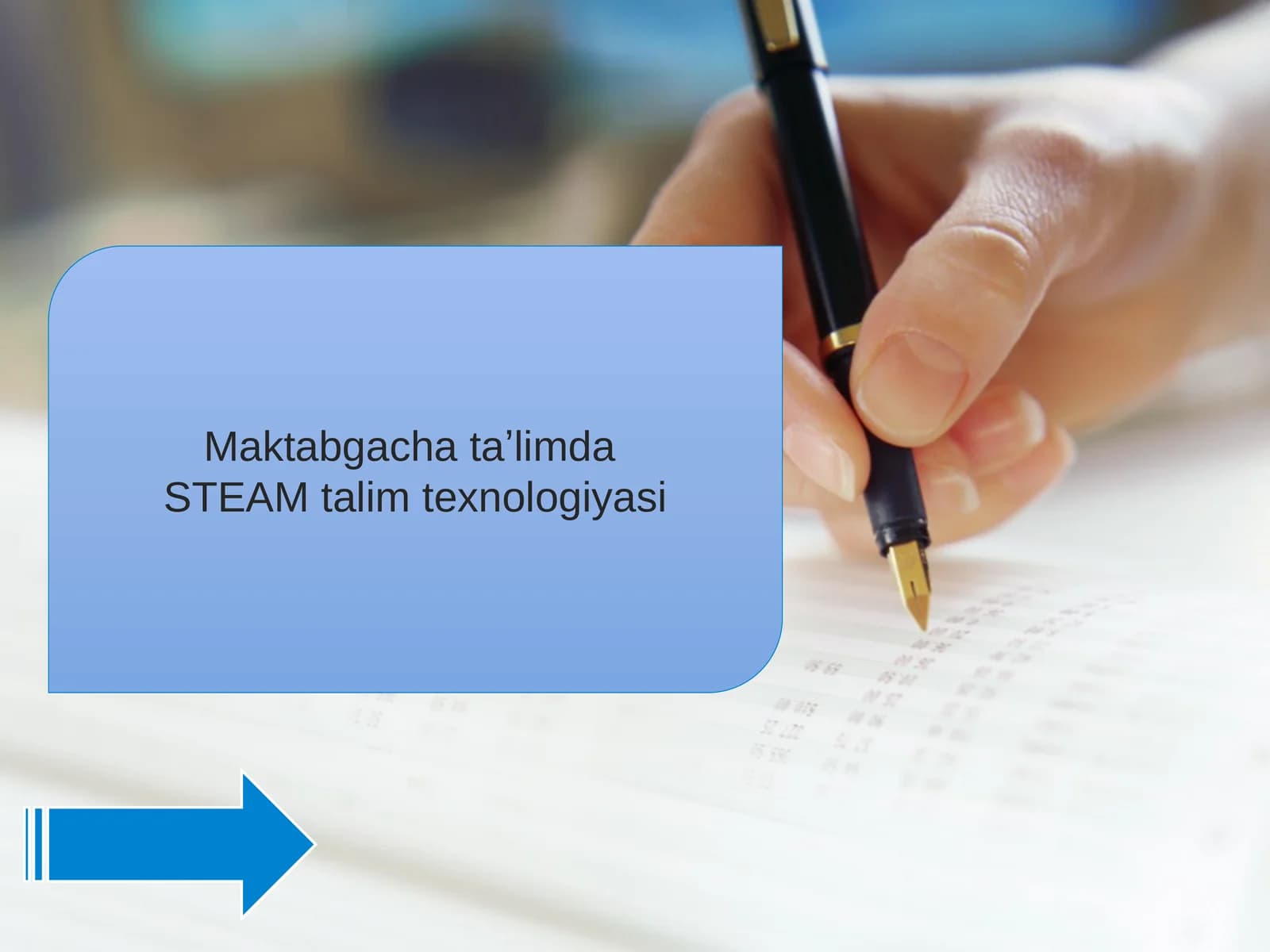 Maktabgachataʼlimda STEAM talim texnologiyasi