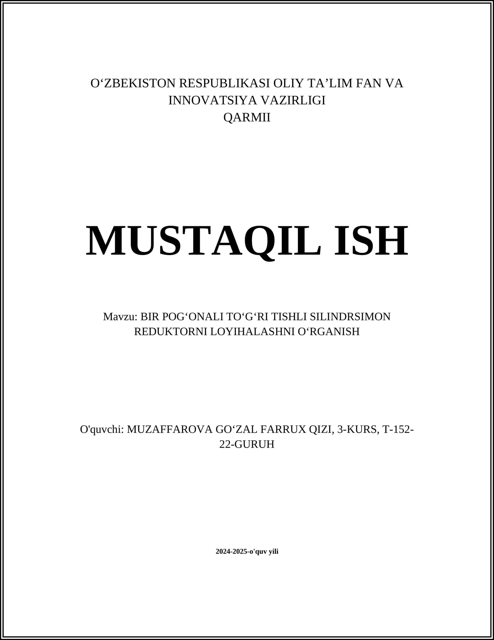 Silindrsimon Reduktorlar