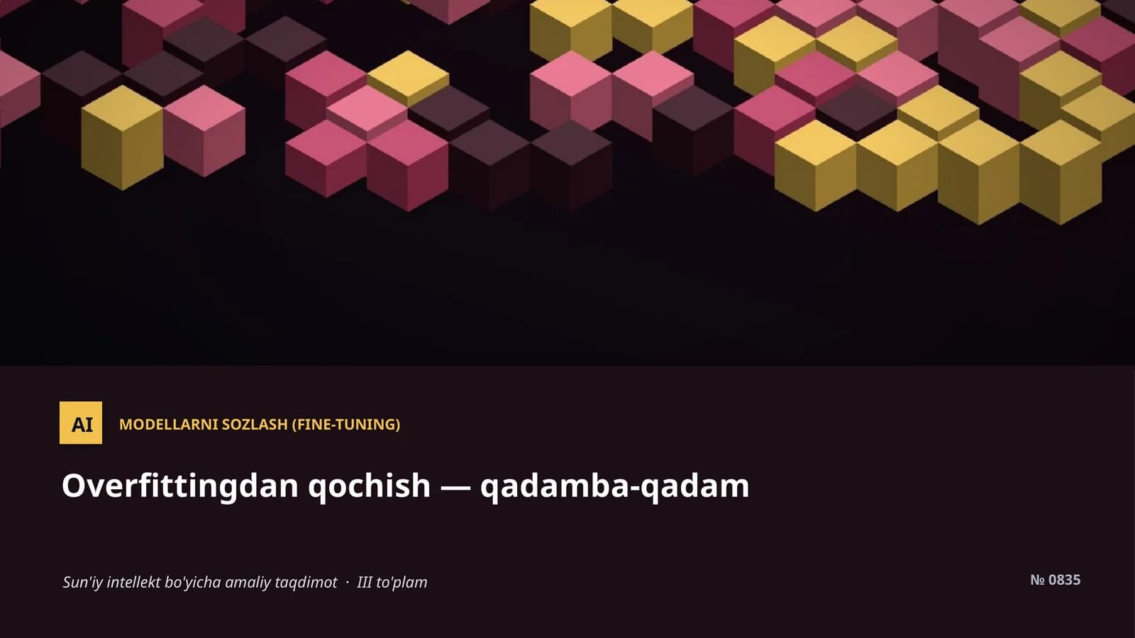 MODELLARNI SOZLASH (FINE-TUNING)