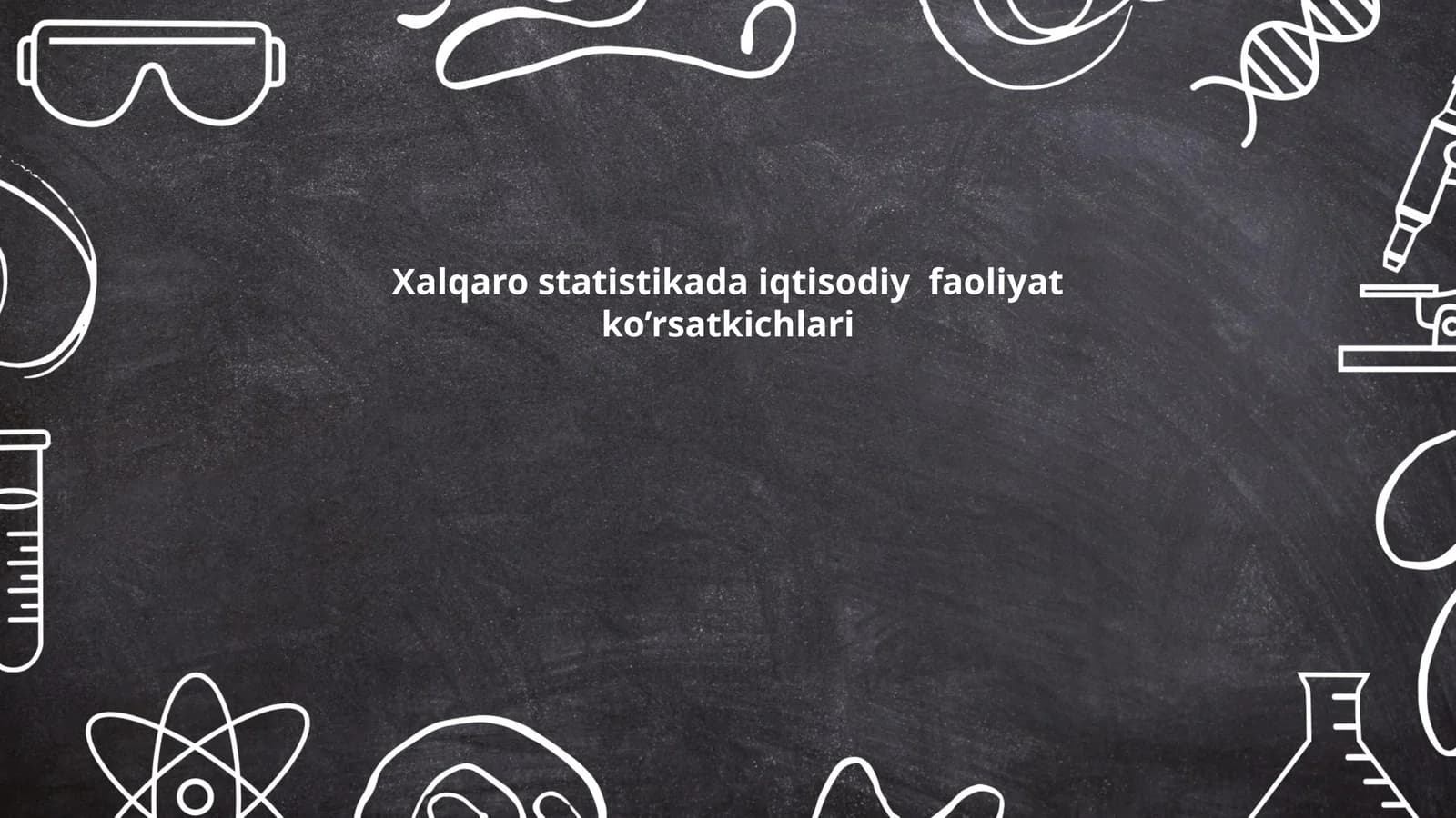 Iqtisodiy o'sishning statistik ko'rsatkichlari