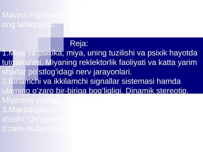 Psixikaning nerv-fiziologikasosi