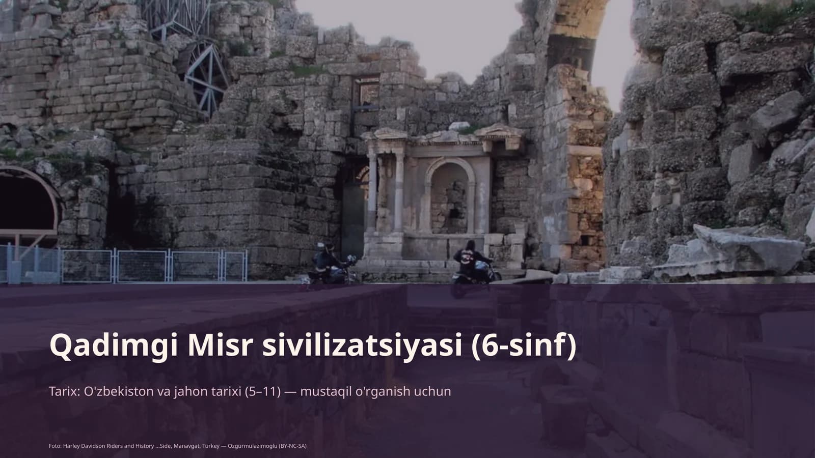 Qadimgi Misr sivilizatsiyasi (6-sinf)