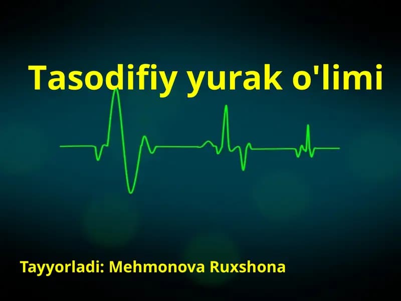 Tasodifiy yurak o'limi