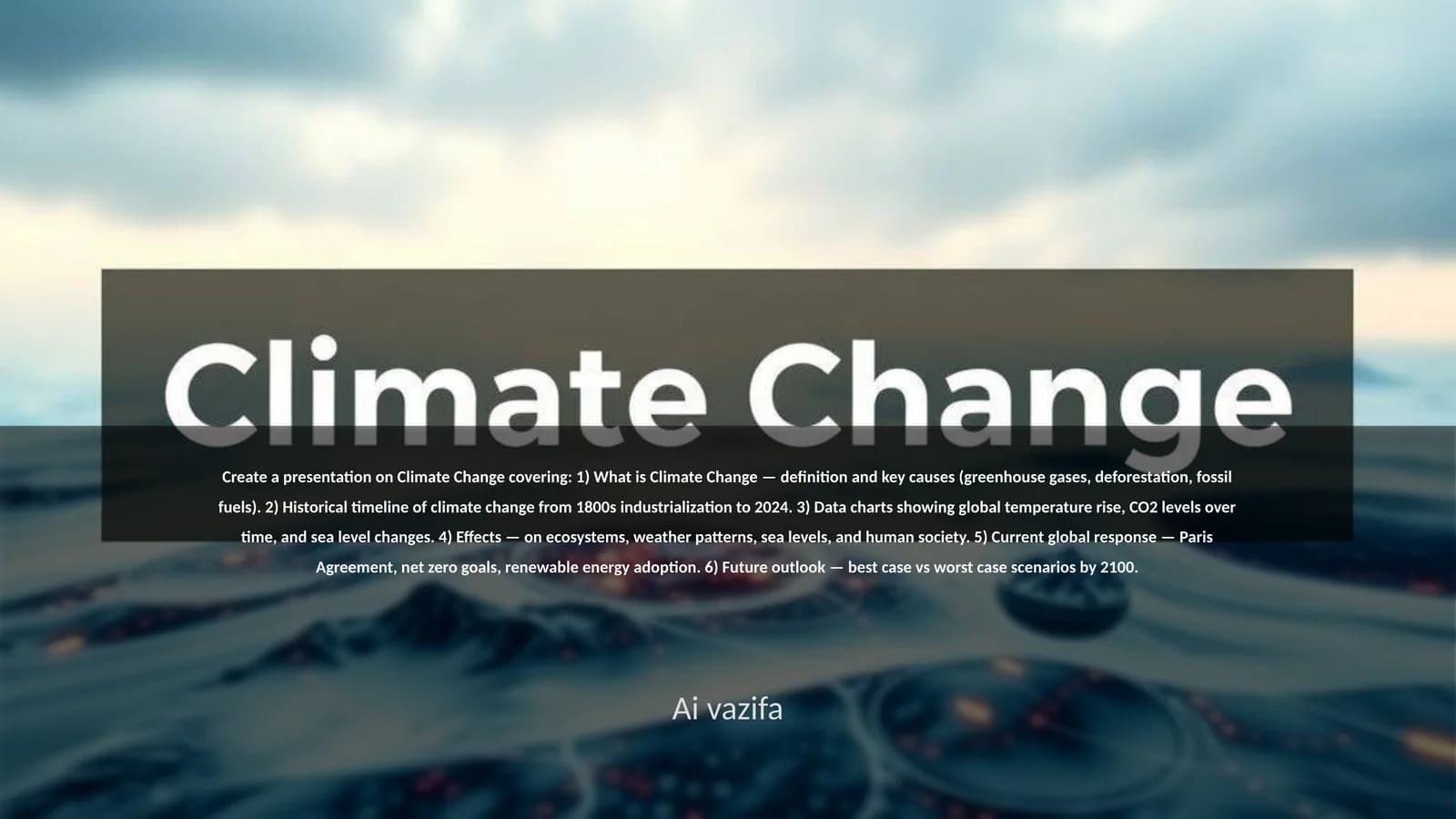 Climate Change Presentation