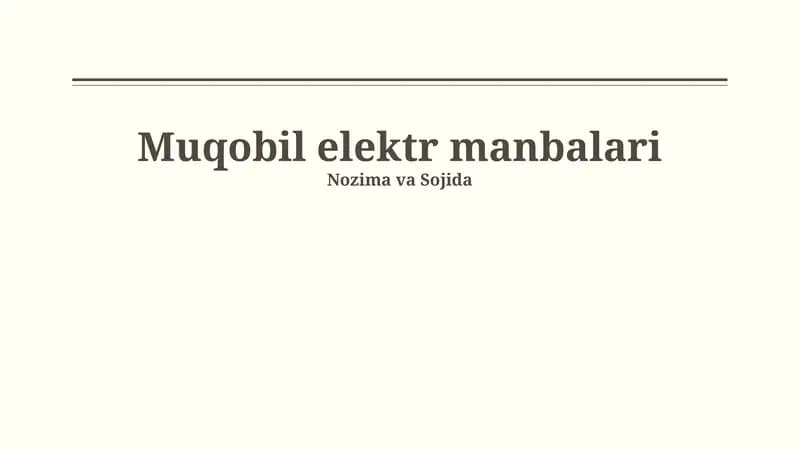 Quyosh energetikasi