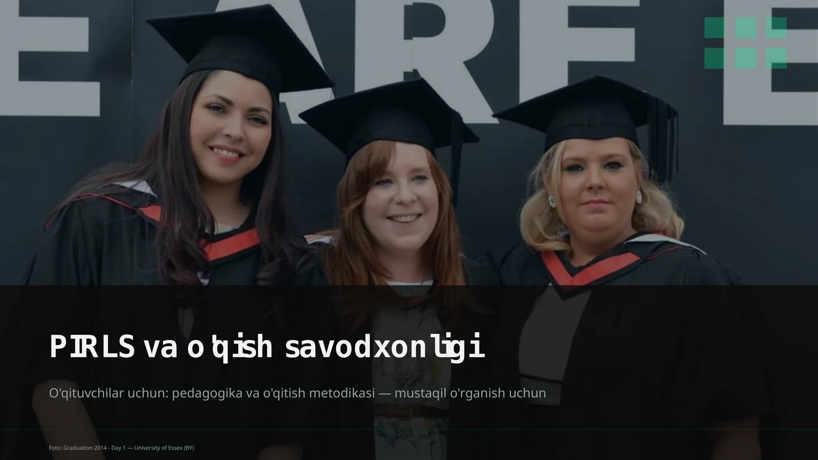PIRLS va o'qish savodxonligi