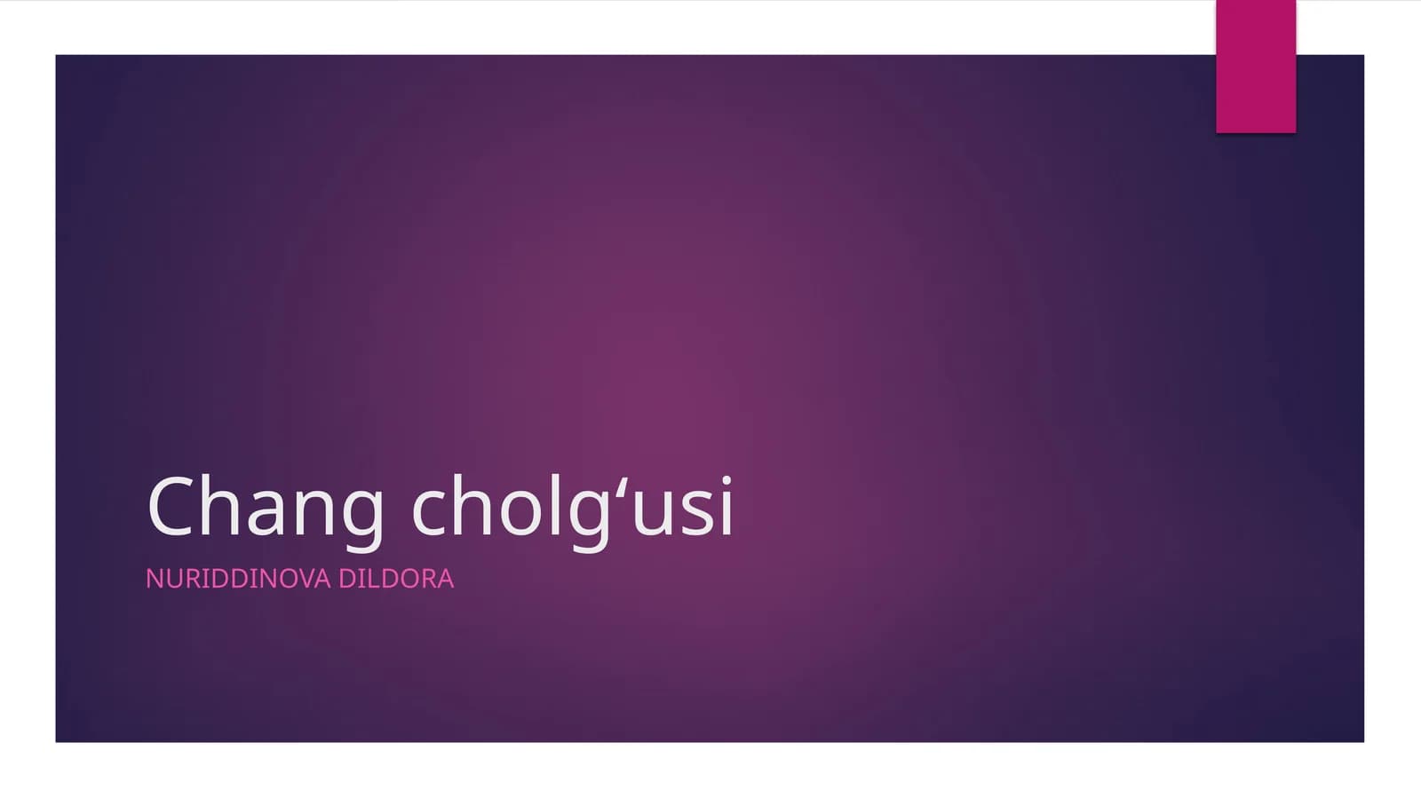 Chang cholgʻusi