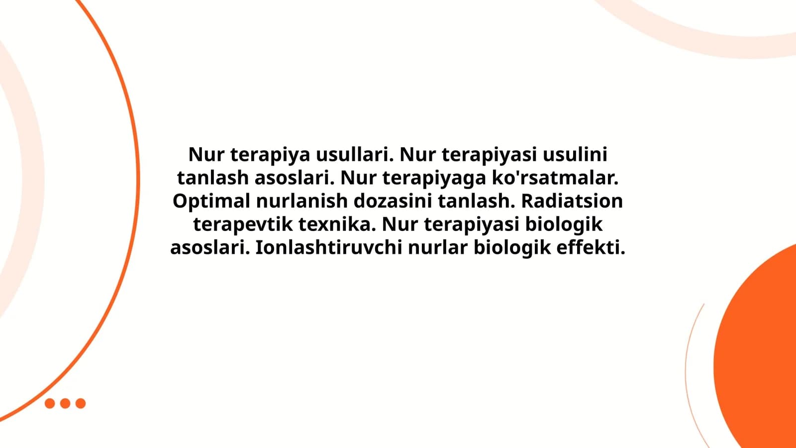 Nur terapiya usullari