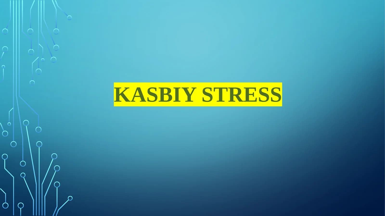 Kasbiy stress