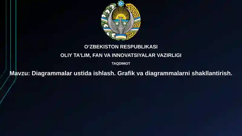 Diagrammalar ustida ishlash