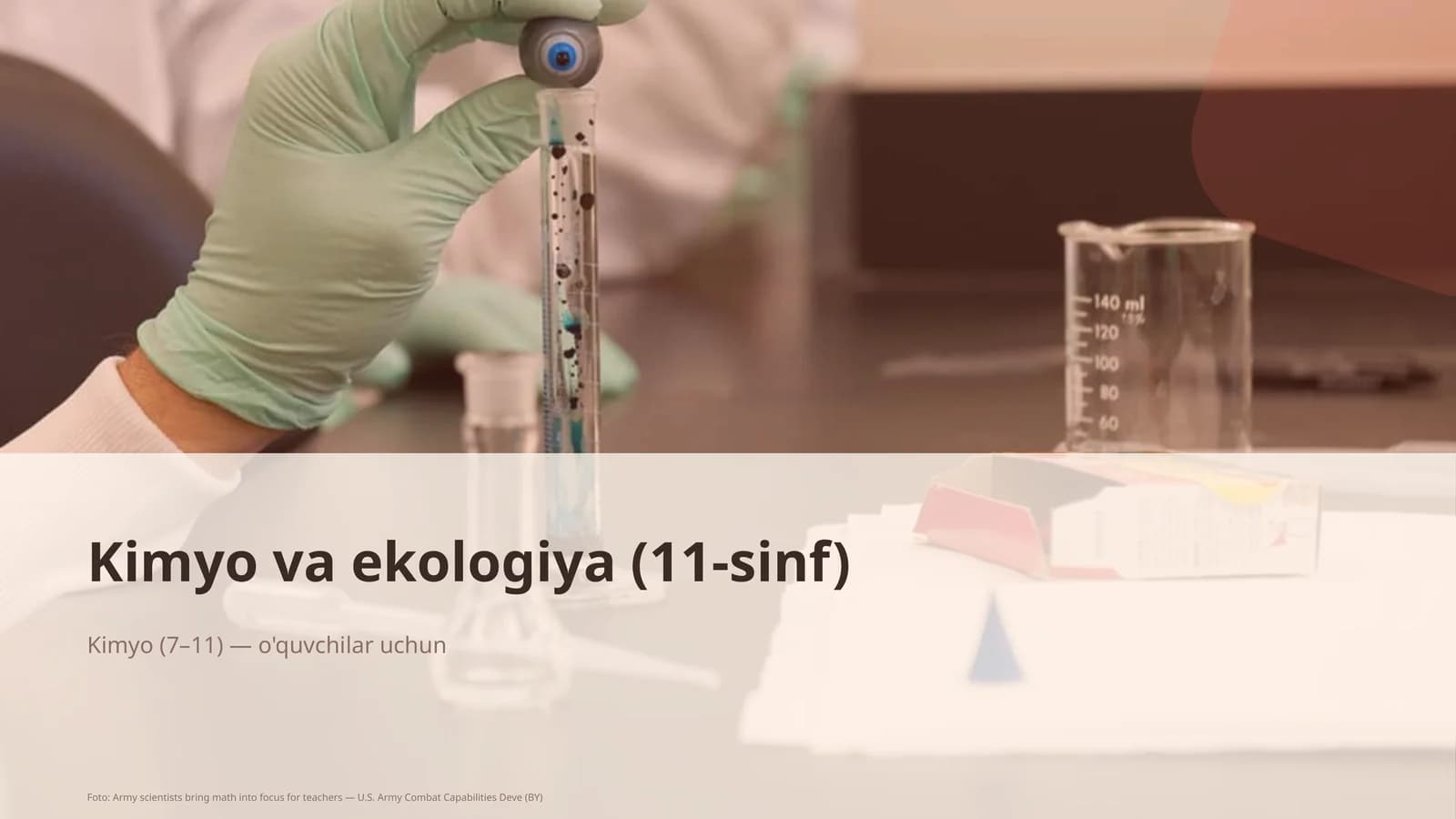 Kimyo va ekologiya (11-sinf)