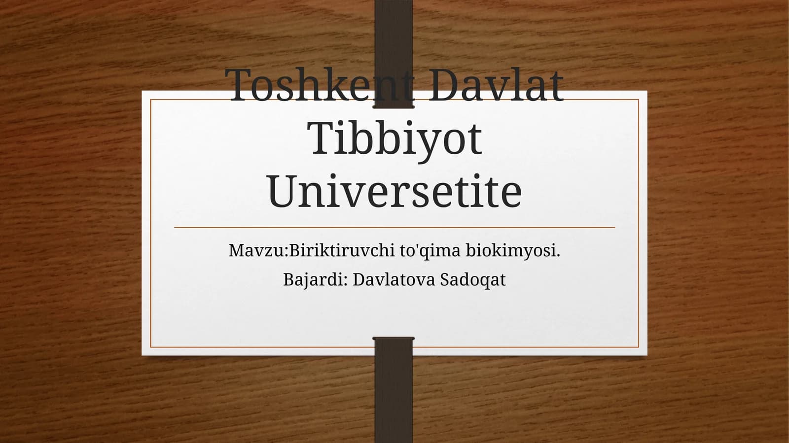 Biriktiruvchi toʻqima biokimyosi
