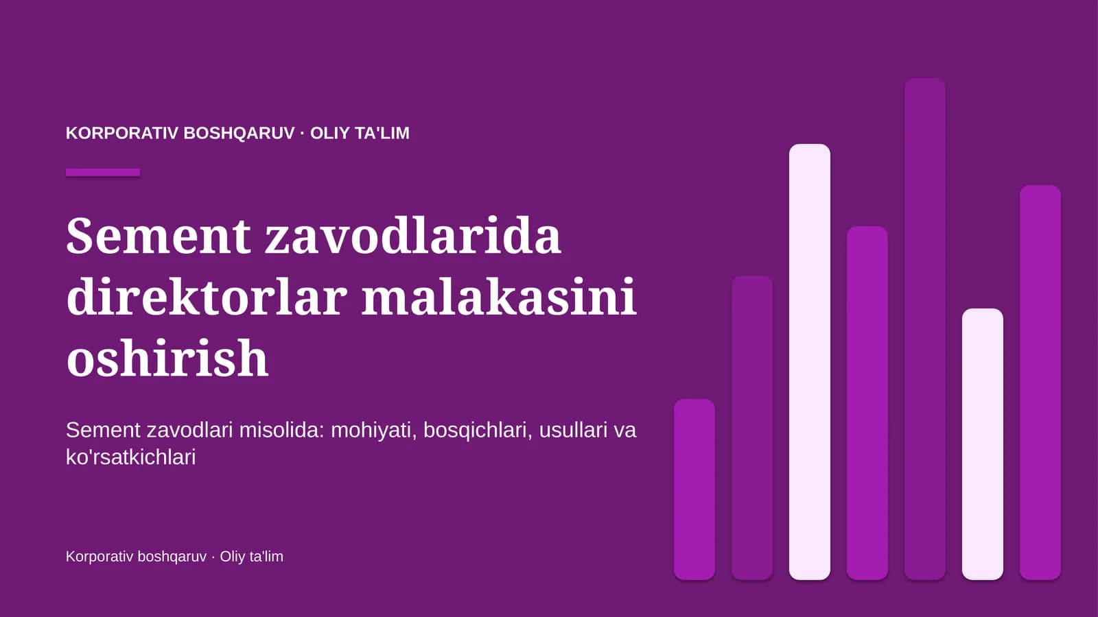 sement zavodlarida direktorlar malakasini oshirish 9220