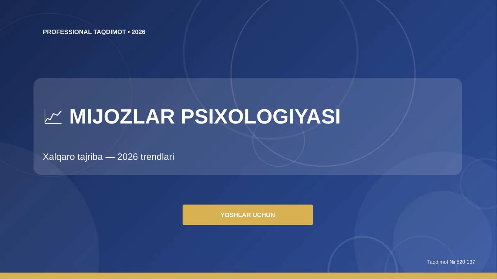 MIJOZLAR PSIXOLOGIYASI