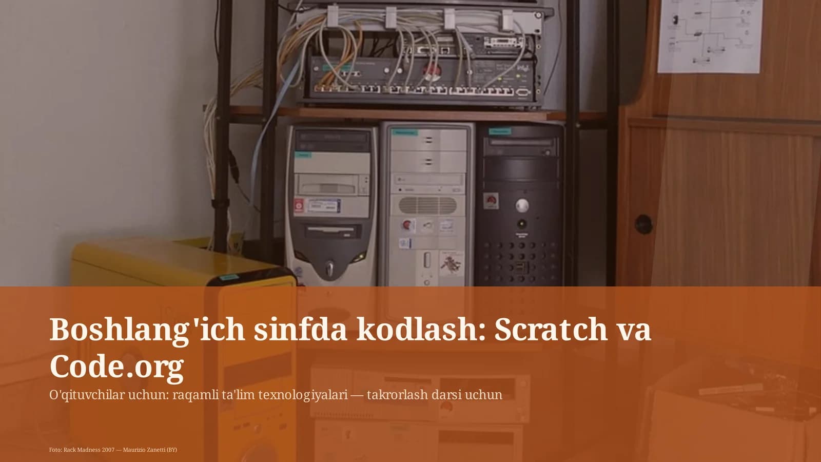 Boshlang'ich sinfda kodlash: Scratch va Code.org