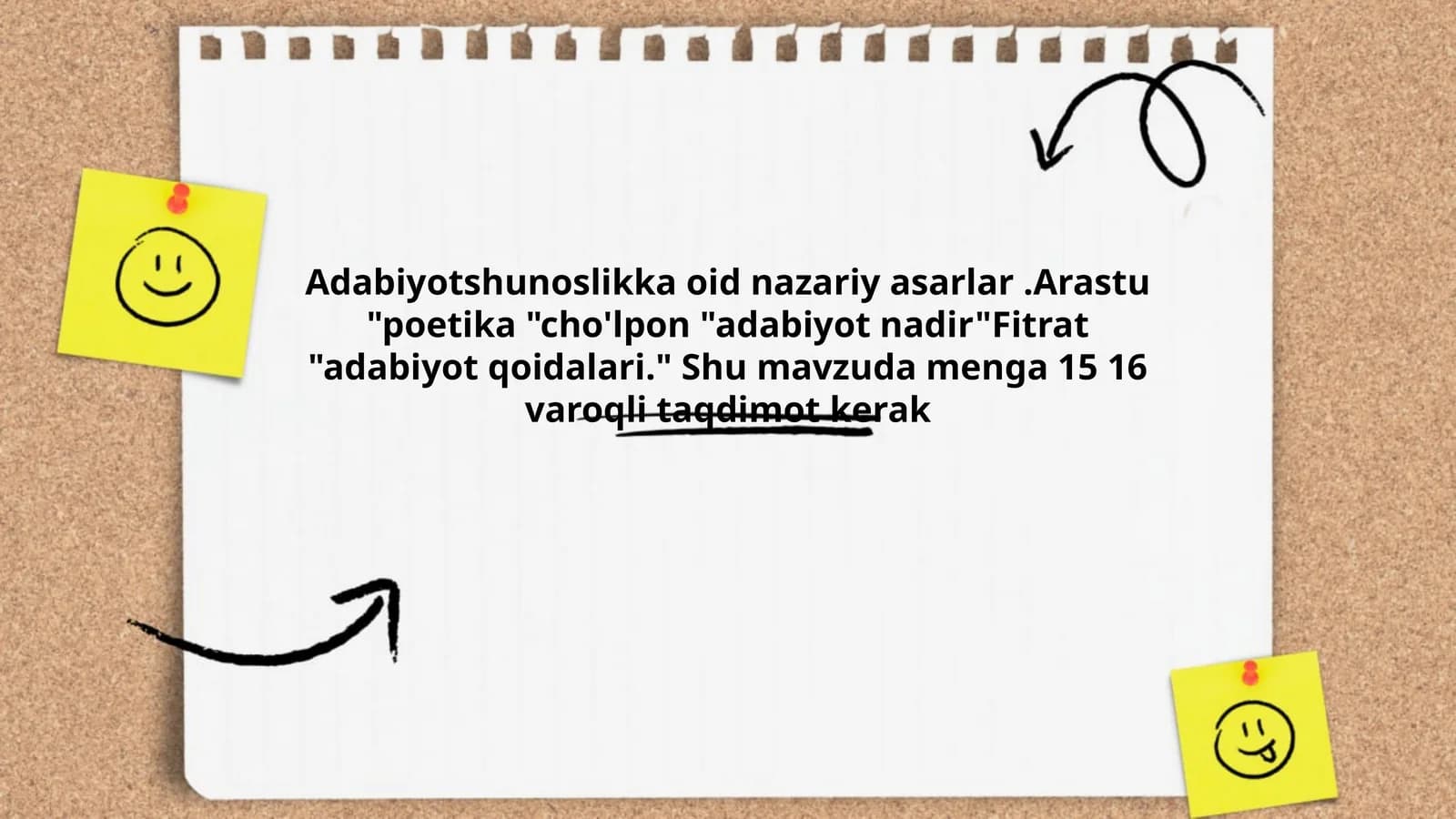 Adabiyotshunoslikka oid nazariy asarlar