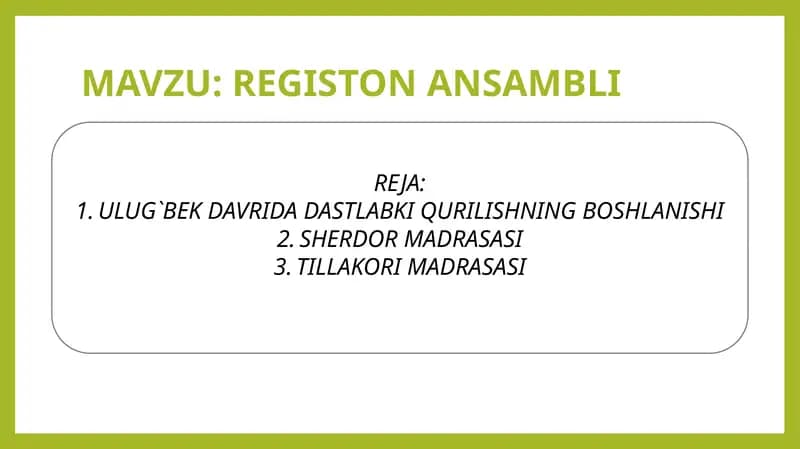 REGISTON ANSAMBLI