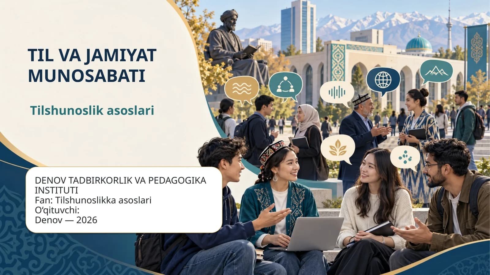 TIL VA JAMIYAT MUNOSABATI